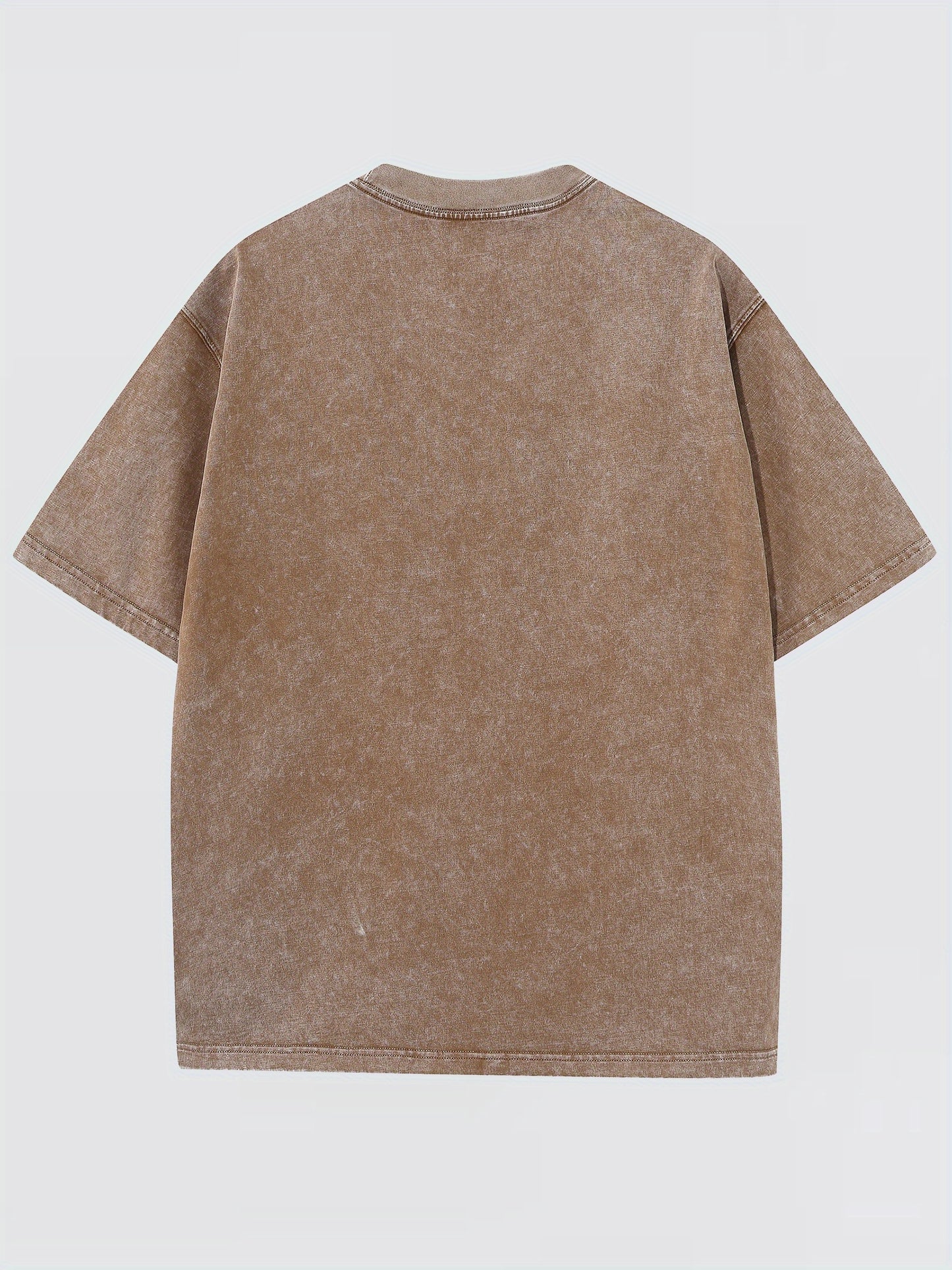 Vintage Cotton Casual Set - 230g Thick Pure Cotton T-Shirt, 290g Washed Shorts - Comfortable, Breathable, Summer Essential