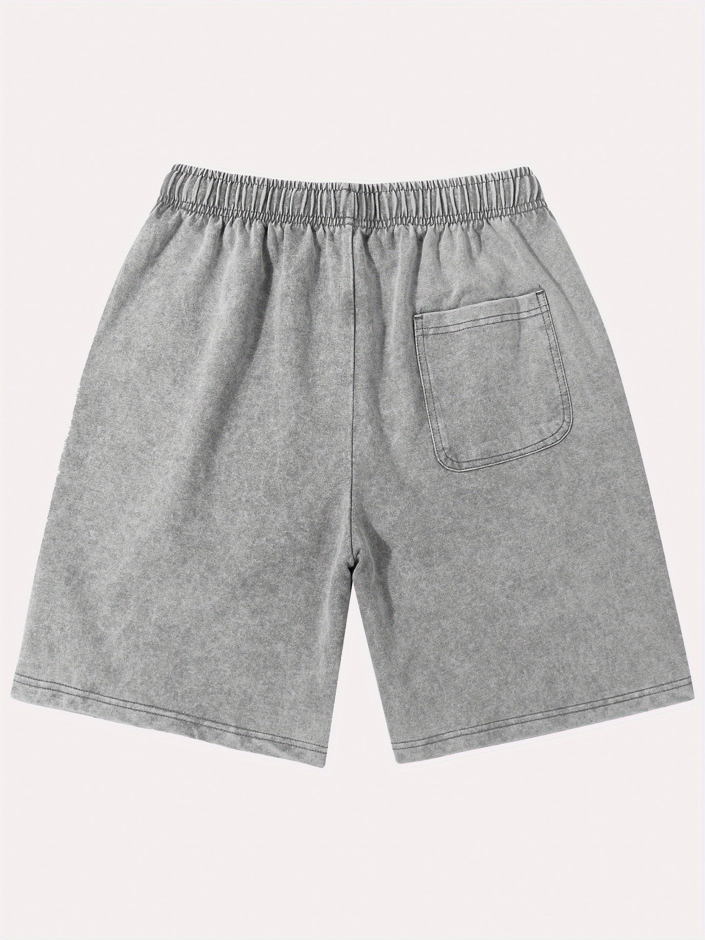 Vintage Cotton Casual Set - 230g Thick Pure Cotton T-Shirt, 290g Washed Shorts - Comfortable, Breathable, Summer Essential