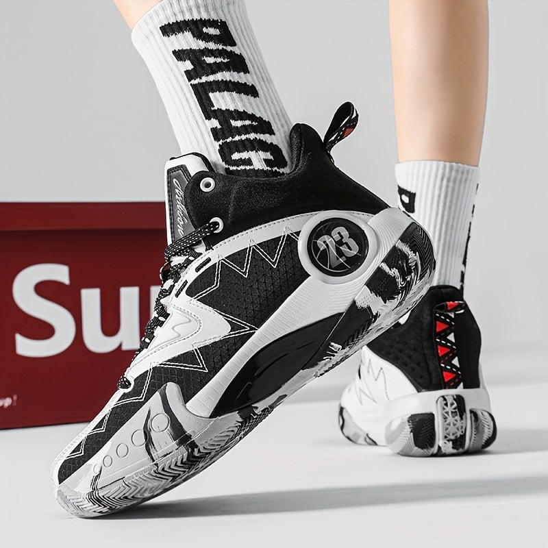 Men's Arch Support Basketball Shoes - Breathable, Non Slip, Fashion Sneakers for Running, Comfortable Sport Shoes
