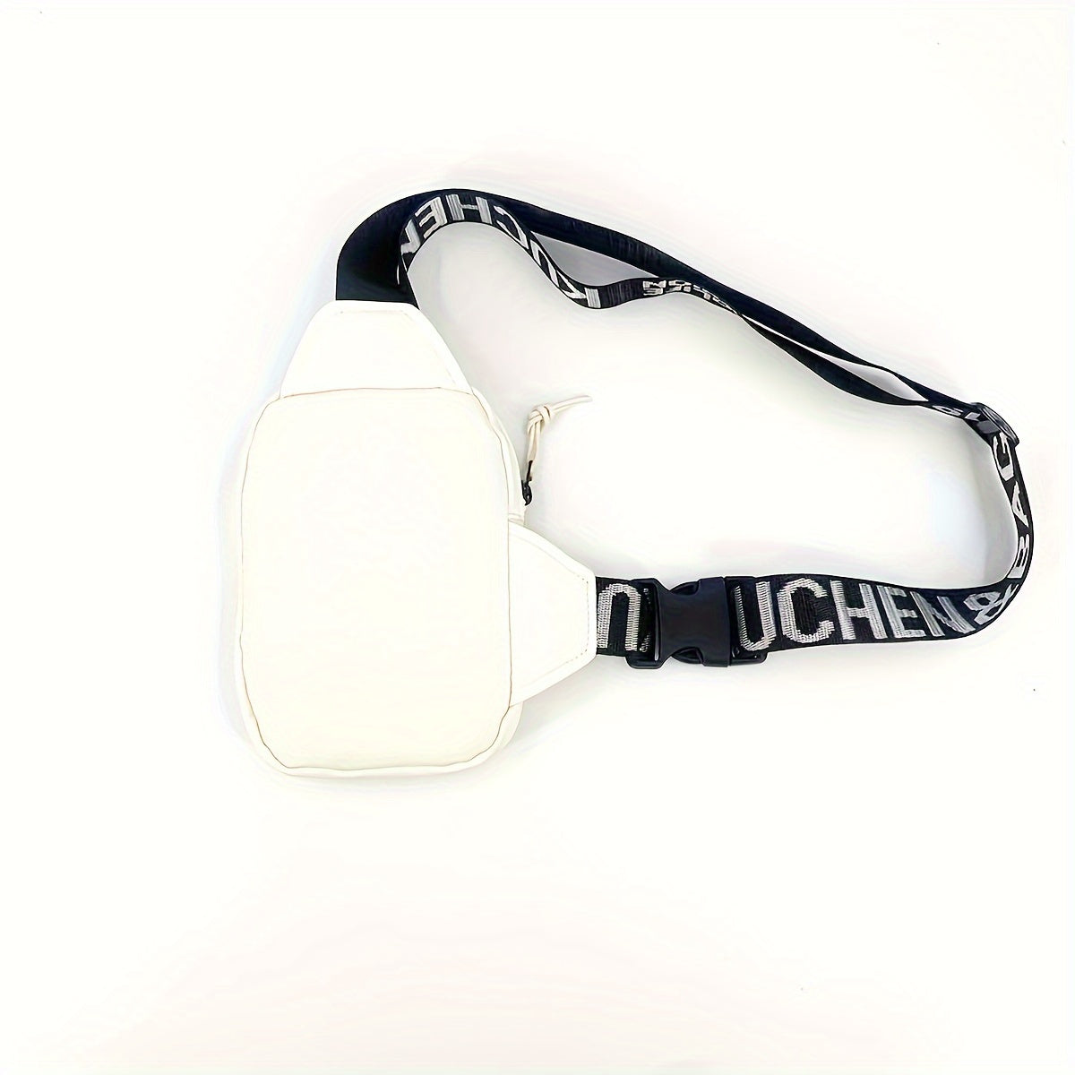 Shark Print Nylon Chest Bag - Stylish & Durable Crossbody Sling for Unisex, Adjustable One-Shoulder Fanny Pack Ideal for Sports, Travel & Outdoor Adventures