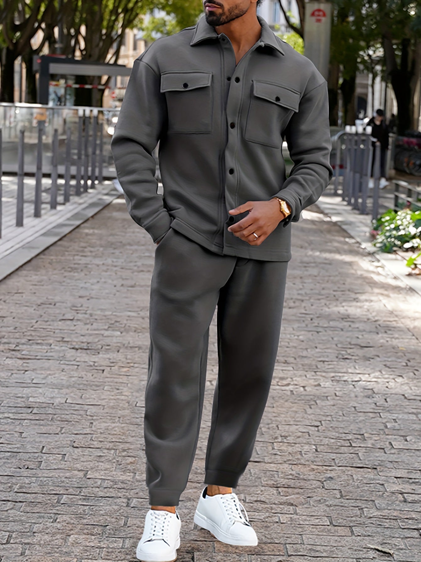 Fleece Hoodie And Pants Set