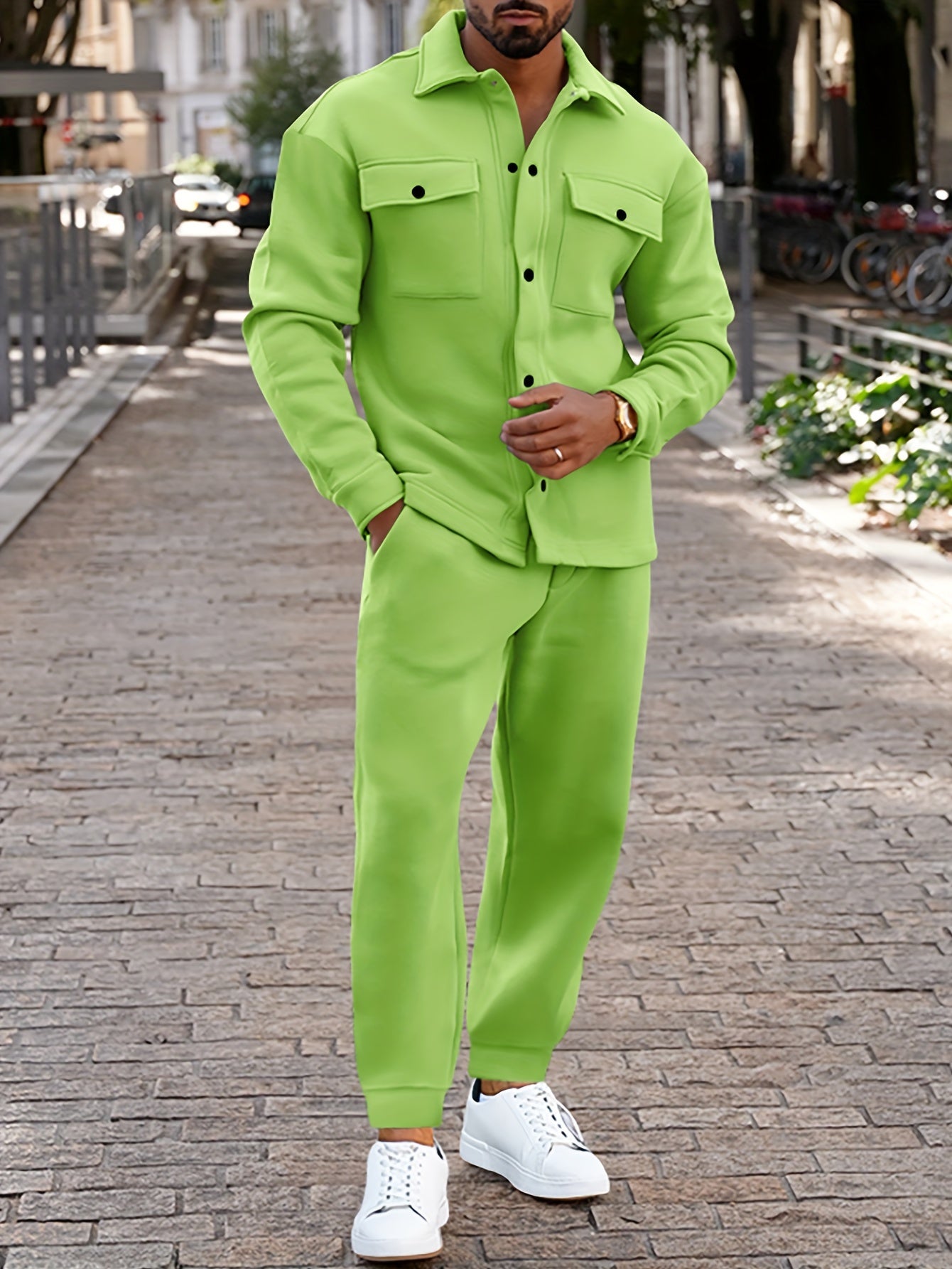 Fleece Hoodie And Pants Set