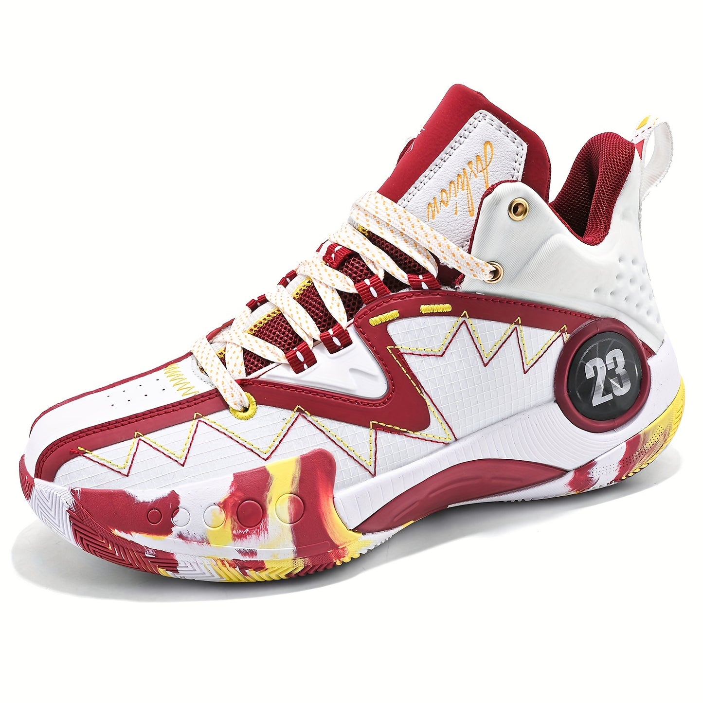 Men's Arch Support Basketball Shoes - Breathable, Non Slip, Fashion Sneakers for Running, Comfortable Sport Shoes