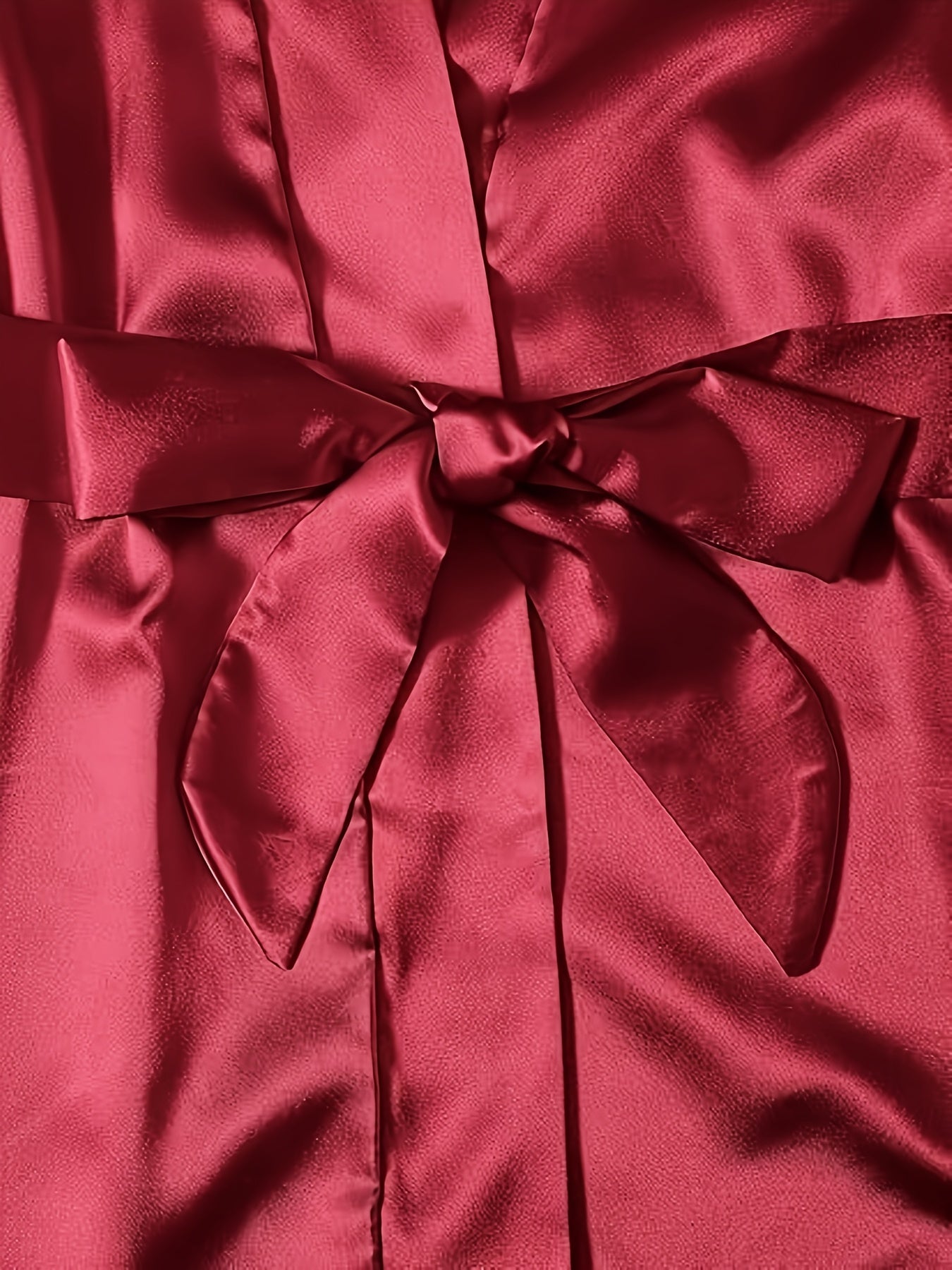 Women's 4-Piece Sleepwear Set, Three Quarter Sleeve Robe & V Neck Crop Cami Top & Panty & Mini Shorts