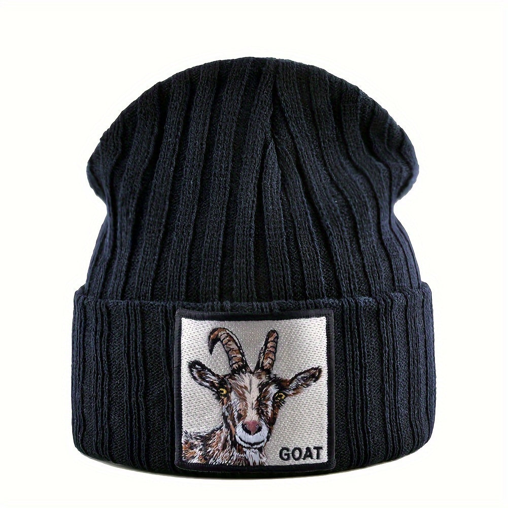 Men's Winter Knit Beanie: Relaxed Style, Windproof, and Warm - Suitable for Both Men and Women