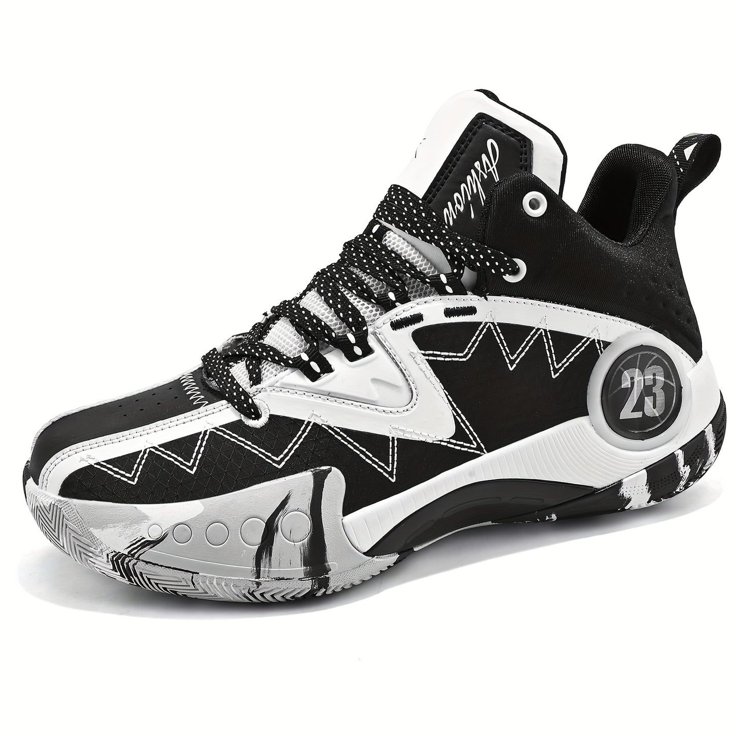 Men's Arch Support Basketball Shoes - Breathable, Non Slip, Fashion Sneakers for Running, Comfortable Sport Shoes