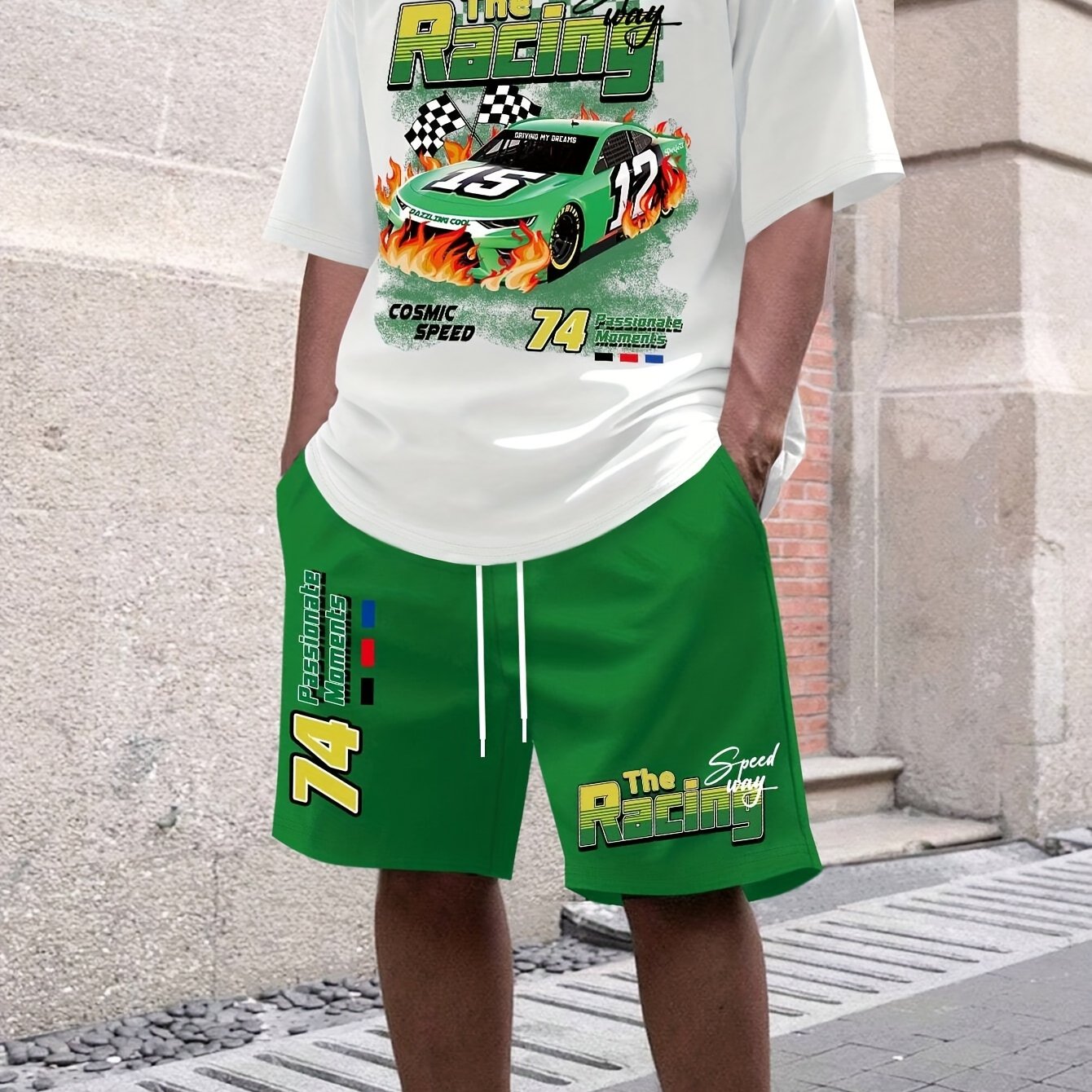 Qihang 3D Digital Printing Clothing Set