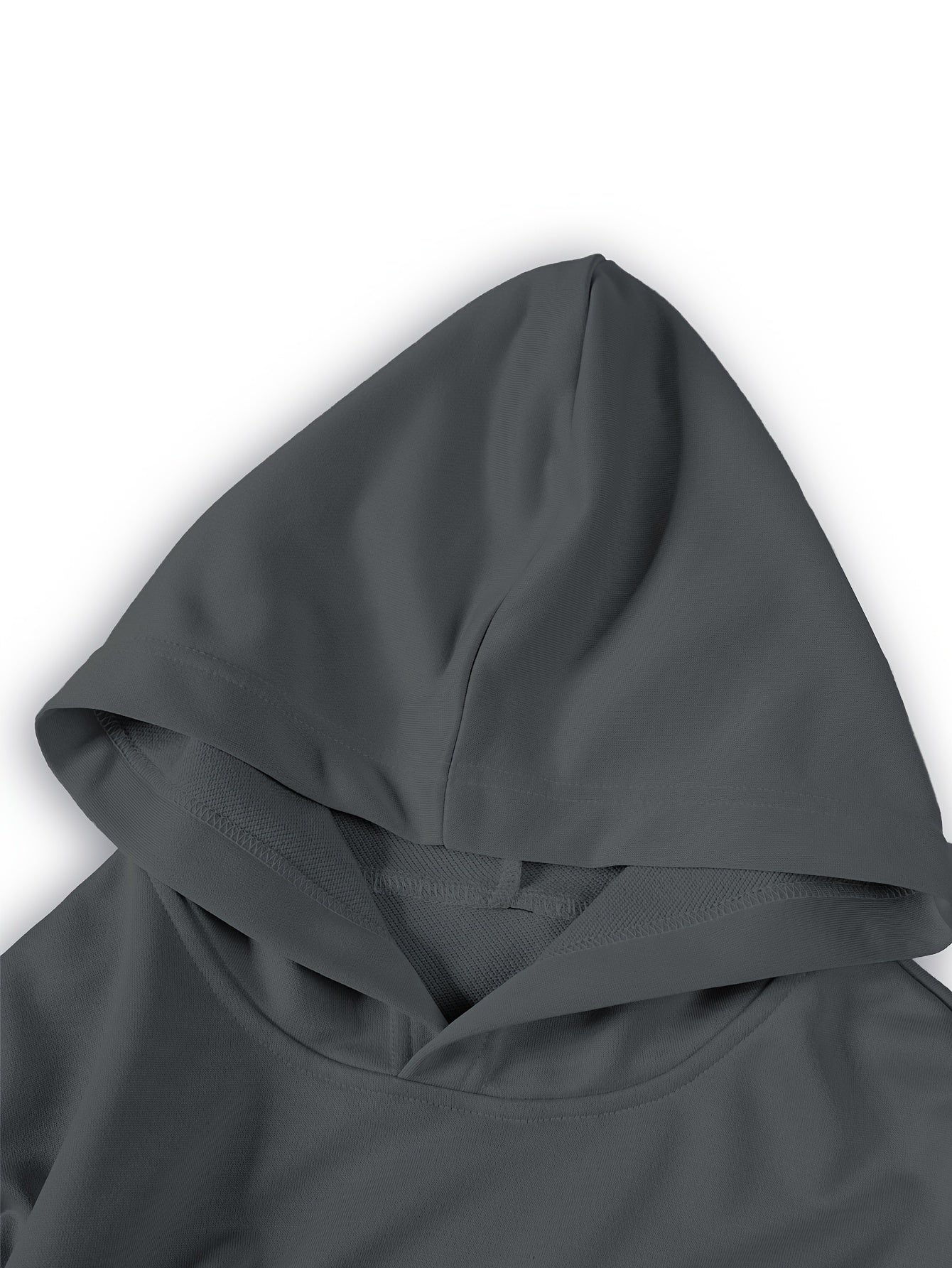 Men's Suit/Simple Bold Letter Print/Street Cool Style/Kangaroo Bag Loose Shoulder/Zipper Hoodie Sweatpants Set