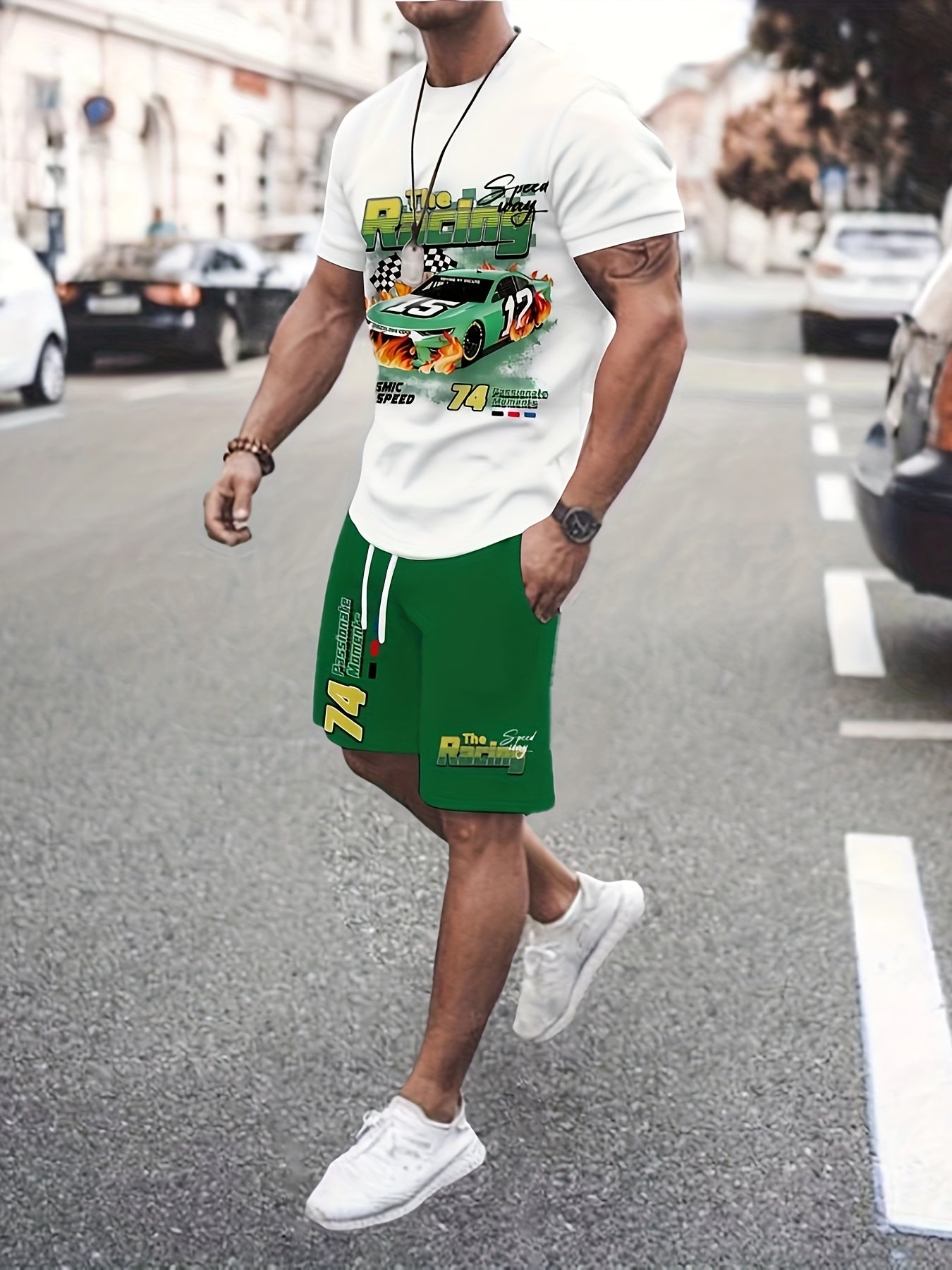 Qihang 3D Digital Printing Clothing Set