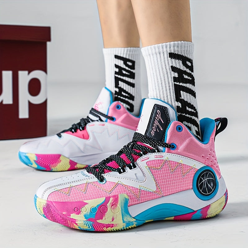 Men's Arch Support Basketball Shoes - Breathable, Non Slip, Fashion Sneakers for Running, Comfortable Sport Shoes