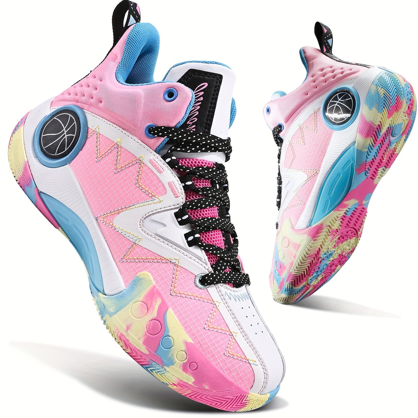 Men's Arch Support Basketball Shoes - Breathable, Non Slip, Fashion Sneakers for Running, Comfortable Sport Shoes