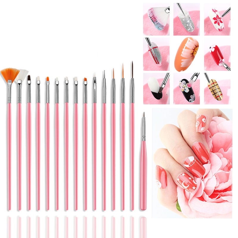 Poly Nail Kit with Lamp Dryer & Manicure